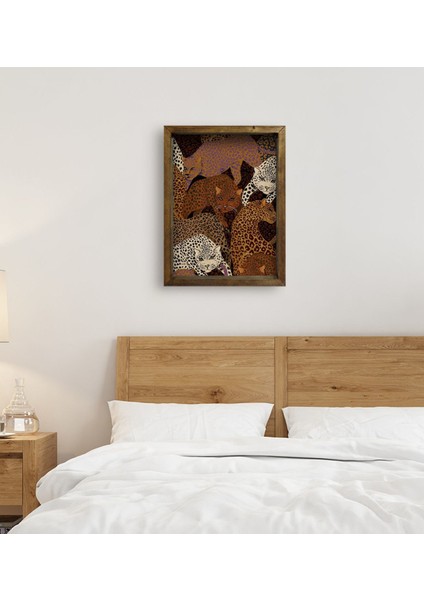 Gift Yatak Odası Konseptli Doğal Masif Ahşap Çerçeveli Tablo-17 fırsatları