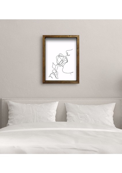 Gift Yatak Odası Konseptli Doğal Masif Ahşap Çerçeveli Tablo-36 modelleri