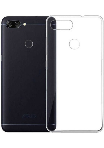 Asus Zenfone Max Plus (M1) ZB570TL Kılıf Şeffaf Silikon Hibrit Case