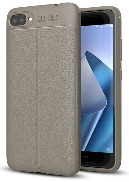 Asus Zenfone 4 Max ZC554KL Kılıf Deri Tarzı Niss Silikon Case