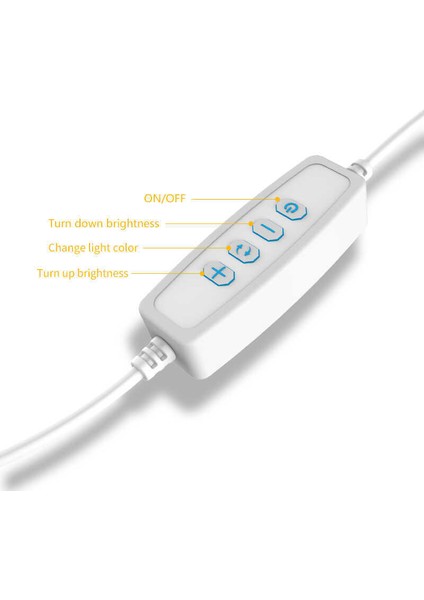 Ring Light Youtuber Tictok Makyaj Işıklı Telefon Tutucu F-537 30CM-70CM fırsatları