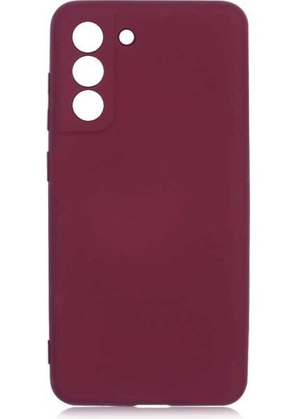 - Samsung Galaxy S21 FE - Kılıf İçi Kadife Koruyucu Mara Lansman Kapak - Koyu Mor - T17699