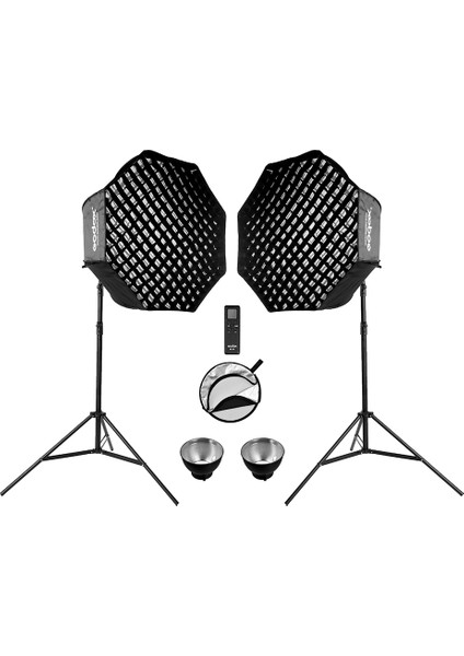 SL-60W LED Video Işığı 2'li Kit
