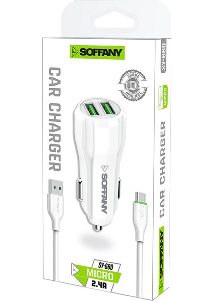 SY-660 2.4A Micro Araç Içi Şarjı fiyatları