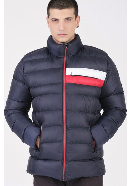 M8650 Dewberry Erkek Puffer Mont-Lacivert fiyatları