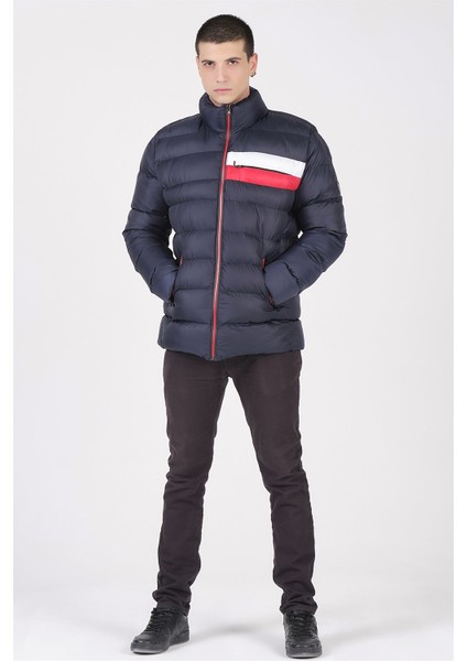 M8650 Dewberry Erkek Puffer Mont-Lacivert indirimleri