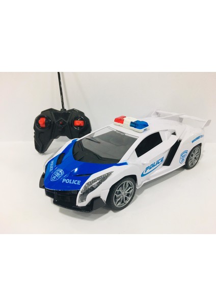 Uzaktan Kumandalı Polis Arabası Şarjlı Büyük Boy Full Fonksiyon
