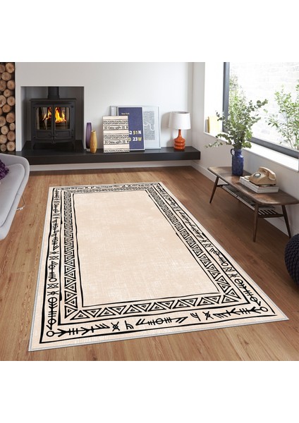 Dijital Baskı Yıkanabilir Kaymaz Taban Salon Halısı Mutfak Halısı Koridor Halısı