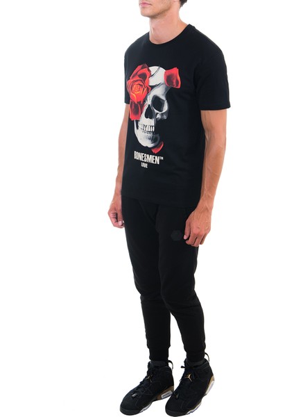 Yuvarlak Yaka T-Shirt Love Skull fiyatları