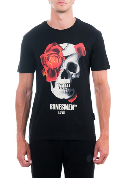 Yuvarlak Yaka T-Shirt Love Skull modelleri