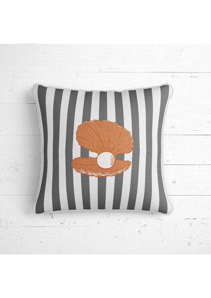 Gri Çizgili Turuncu Incili Midye