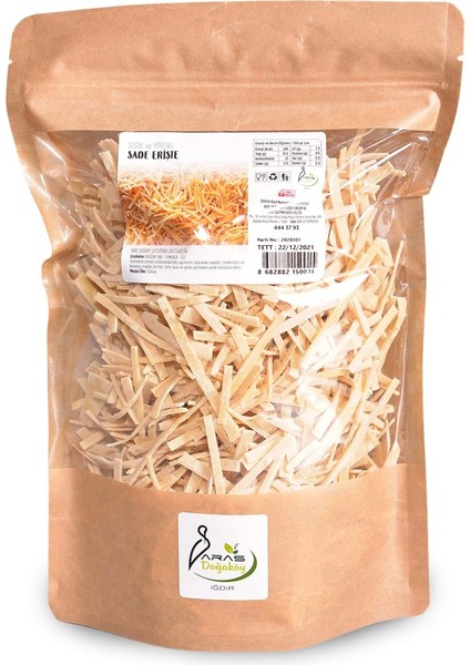 Doğal ve Yöresel Sade Erişte 500 gr