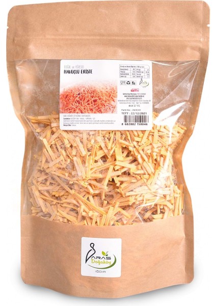Doğal ve Yöresel Havuçlu Erişte 500 gr