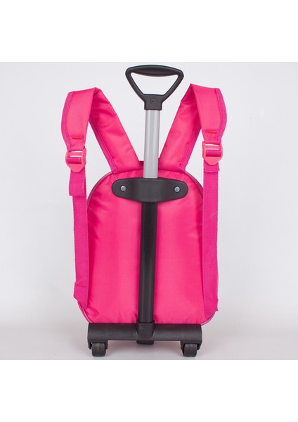 Miky Tekerlekli Çocuk Sırt Çantası Pembe Minnie Mouse Tasarımlı 30 cm Yükseklik modelleri
