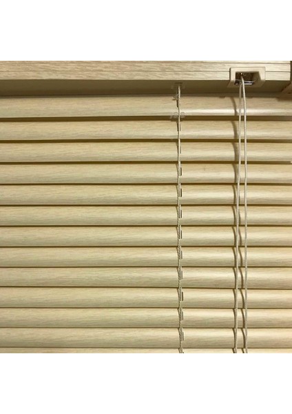 Pvc Jaluzi 25 mm 90 x 200 cm Ölçülerinde Ahşap Desenli