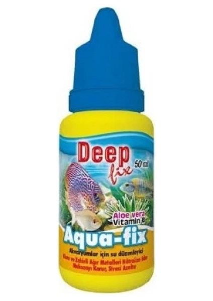 Fix Aquafix Akvaryumlar Için Su Düzenleyici 50 ml