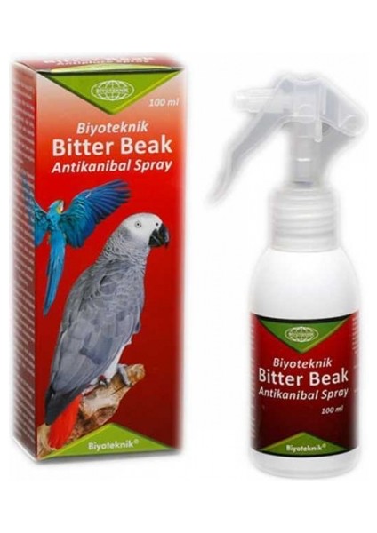 Bitter Beak Kuşlar Için Tüy Yolmayı Engelleyici Sprey 100 ml