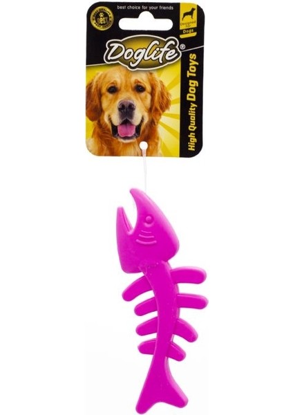 202272-DOGLIFE Köpekler Için Kauçuk Fish Oyuncak