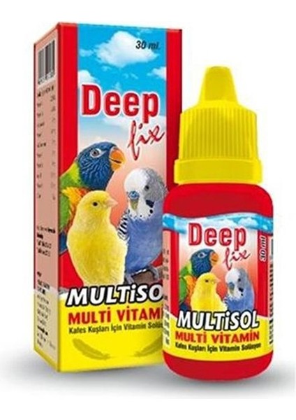 Fix Multisol-Kuş Multivitamini 30 ml