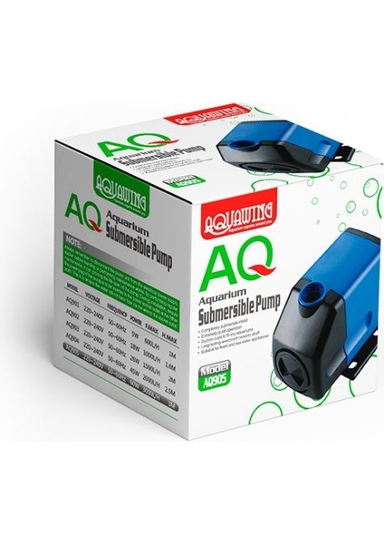 AQ905-AQUAWING Akvaryum Sump Motoru 60W 3000L/H