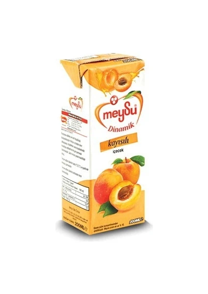 Meysu Meyve Suyu Kayısı 200 ml 4 x 27'li