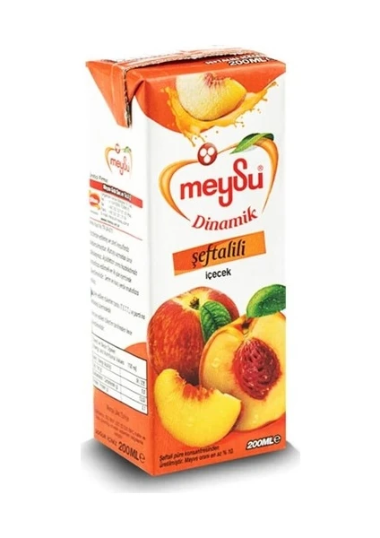 Meysu Meyve Suyu Şeftali 200 ml 4 x 27'li