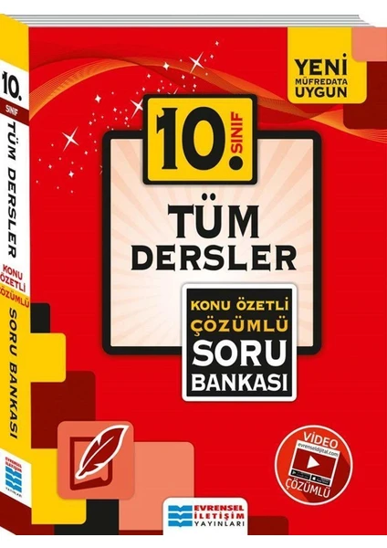 Evrensel İletişim Yayınları  10.Sınıf  Tüm Dersler Konu Özetli Soru Bankası