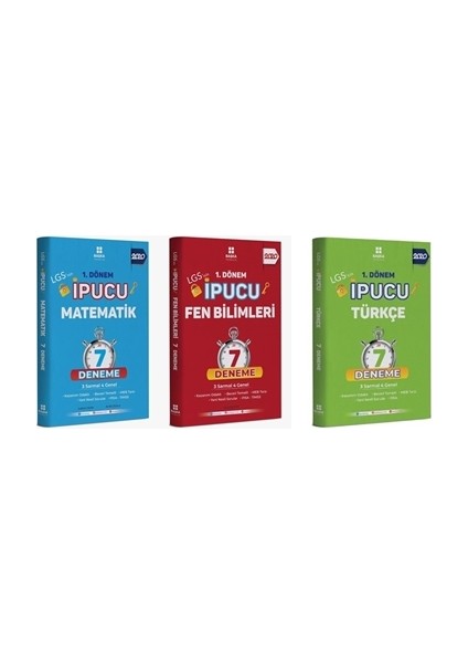 8.Sınıf 1.Dönem İpucu Deneme Türkçe Matematik Fen