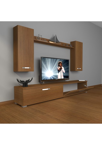 Eko 5d Slm Std Tv Ünitesi Tv Sehpası Naturel Ceviz fiyatları