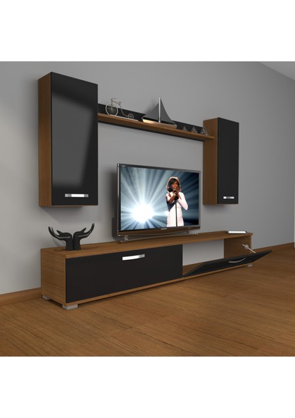 Eko 5d Slm Std Tv Ünitesi Tv Sehpası Ceviz Siyah fiyatları