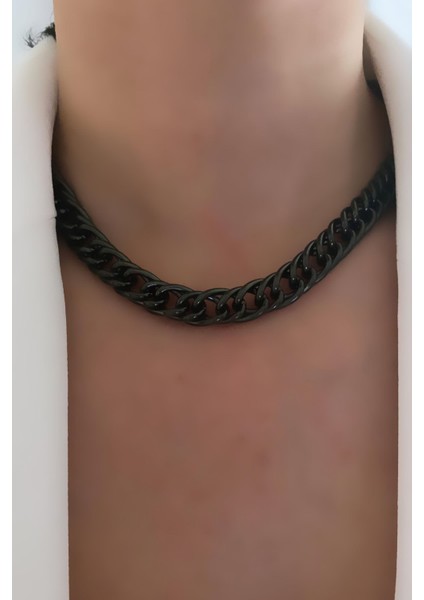 Siyah Choker Kolye