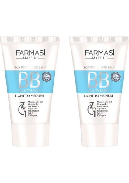 Bb Krem Açıktan Ortaya Light To Medium 50 Ml. * 2 Adet