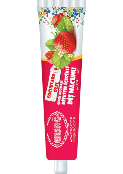 Çilekli Diş Macunu (Çocuklara Özel) 75 Ml.