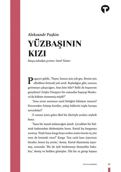 Yüzbaşının Kızı - Puşkin Puşkin