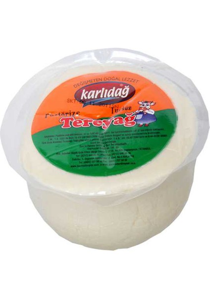 Karlıdağ Tereyağ 500 gr Tuzsuz Topak
