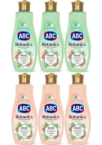Yumuşatıcı Botanics Eylül Güneşi Nisan Yağmuru 6 x 1,44 Lt 360 Yıkama