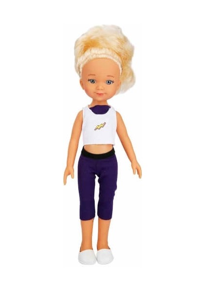 Mina Bebek 35 Cm. - Mor Taytlı - S02030031