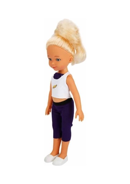 Mina Bebek 35 Cm. - Mor Taytlı - S02030031