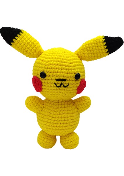 Pikachu Amigurumi Organik Oyuncak