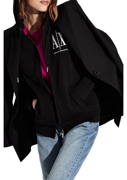 % 100 Pamuklu Regular Fit Kapüşonlu Sweat Bayan Sweat 8NYM22 YJ68Z 1200