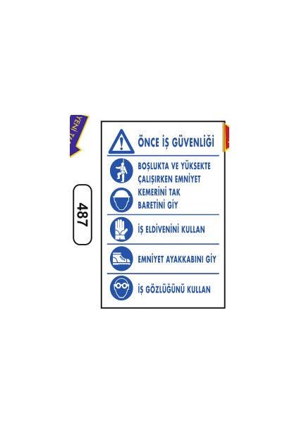 Uyarı Ikaz Levhası 25X35 cm