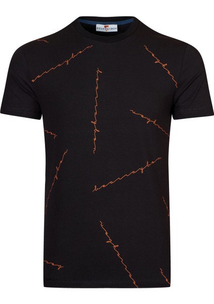 Erkek Sıfır Yaka T-Shirt