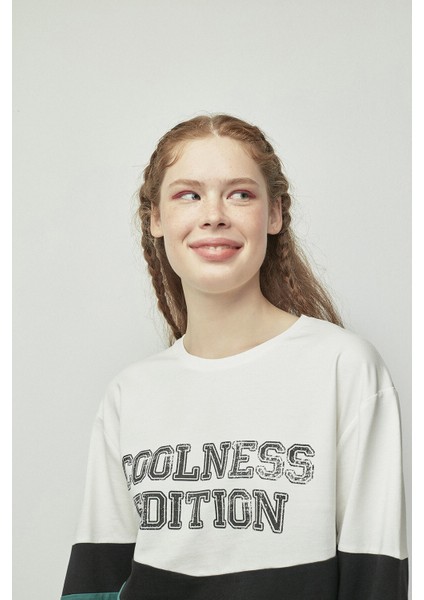 Çok Renkli BU4U Coolness Sweatshirt