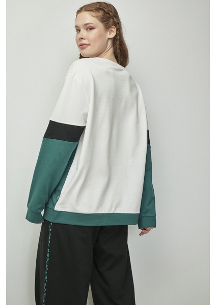 Çok Renkli BU4U Coolness Sweatshirt