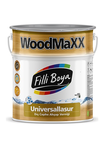 Woodmaxx® Universallasur Dış Cephe Ahşap Verniği 2,5 Lt