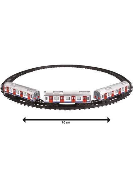 Sesli ve Işıklı Marmaray Tren Seti 15 Parça