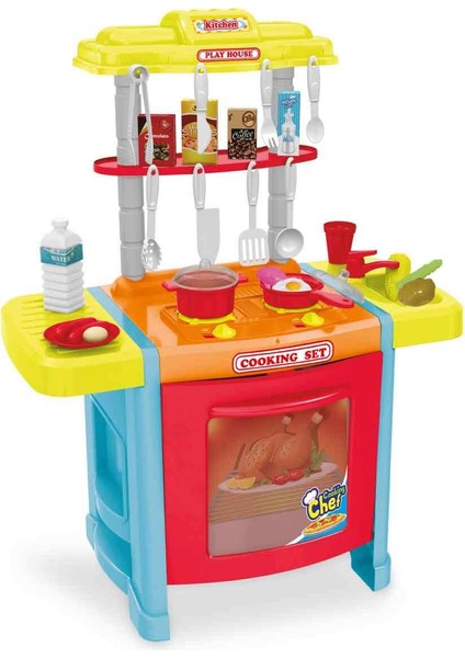 Sesli ve Işıklı Ayaklı Mutfak Seti