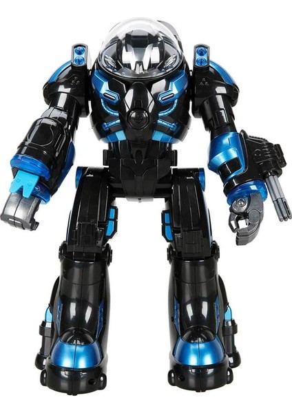Robot Spaceman Uzaktan Kumandalı Sesli ve Işıklı - Siyah