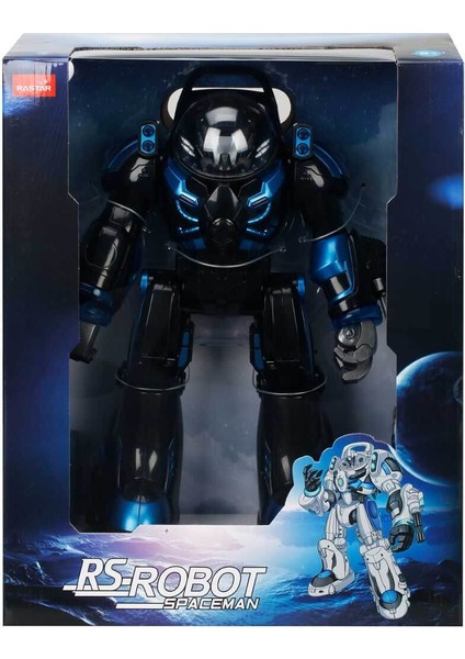 Robot Spaceman Uzaktan Kumandalı Sesli ve Işıklı - Siyah