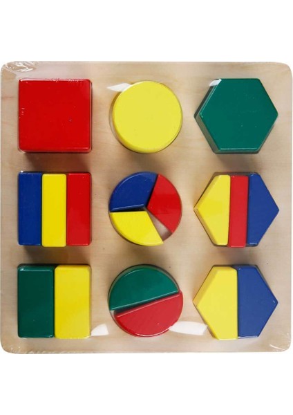 Ahşap Bultak Parçalı Geometrik Şekiller